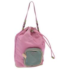 Prada Vintage Prada Bucket Bag Stl. - Prada Vintage Från Magasin - Pink (W 13cm x H 19cm x D 7cm)