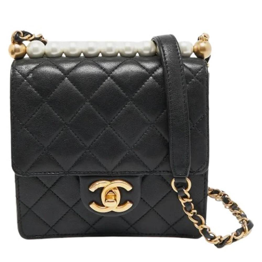 Chanel Vintage - Pre-owned Quilted Leather Mini Crossbody Bag Vintage - Dam - ONE Size - Läder