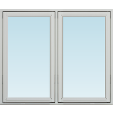 Svenska Fönster SF vridfönster  780x1180mm 2-luft, insida trä utsida trä, 3-glas  (8x12)