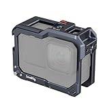 SMALLRIG Hero 13 / Hero 12 / Hero11 / Hero 10 / Hero 9 Black Cage för GoPro, Kompatibel med Lens Filter Max Lens på Camera, med 2 Cold Shoe-Fäste för Mikrofon och LED-videoljus - 3084C