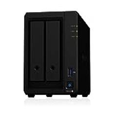 Synology DS723+ 2GB NAS 8TB (2X 4TB) Seagate IronWolf, monterad och testad med SE DSM installerad