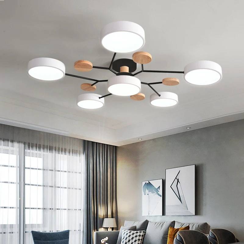 IRALAN Large ceiling lamps led lights for room bedroom Simple Lamp Lighting fixture macaron Ceiling Light For Living Room