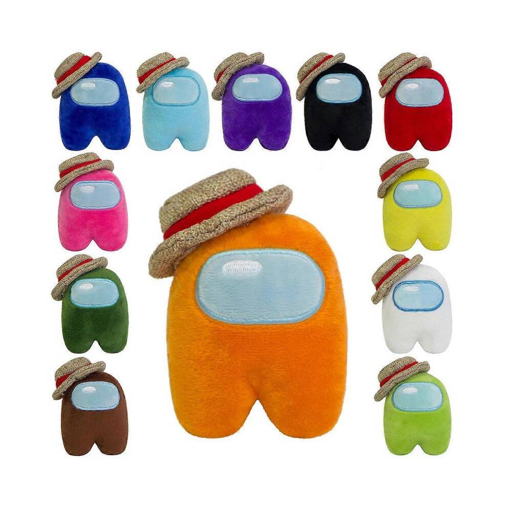 (20cm, Red) Among Us Plush Toy Cartoon Character Game Stuffed Doll for Kid Gift