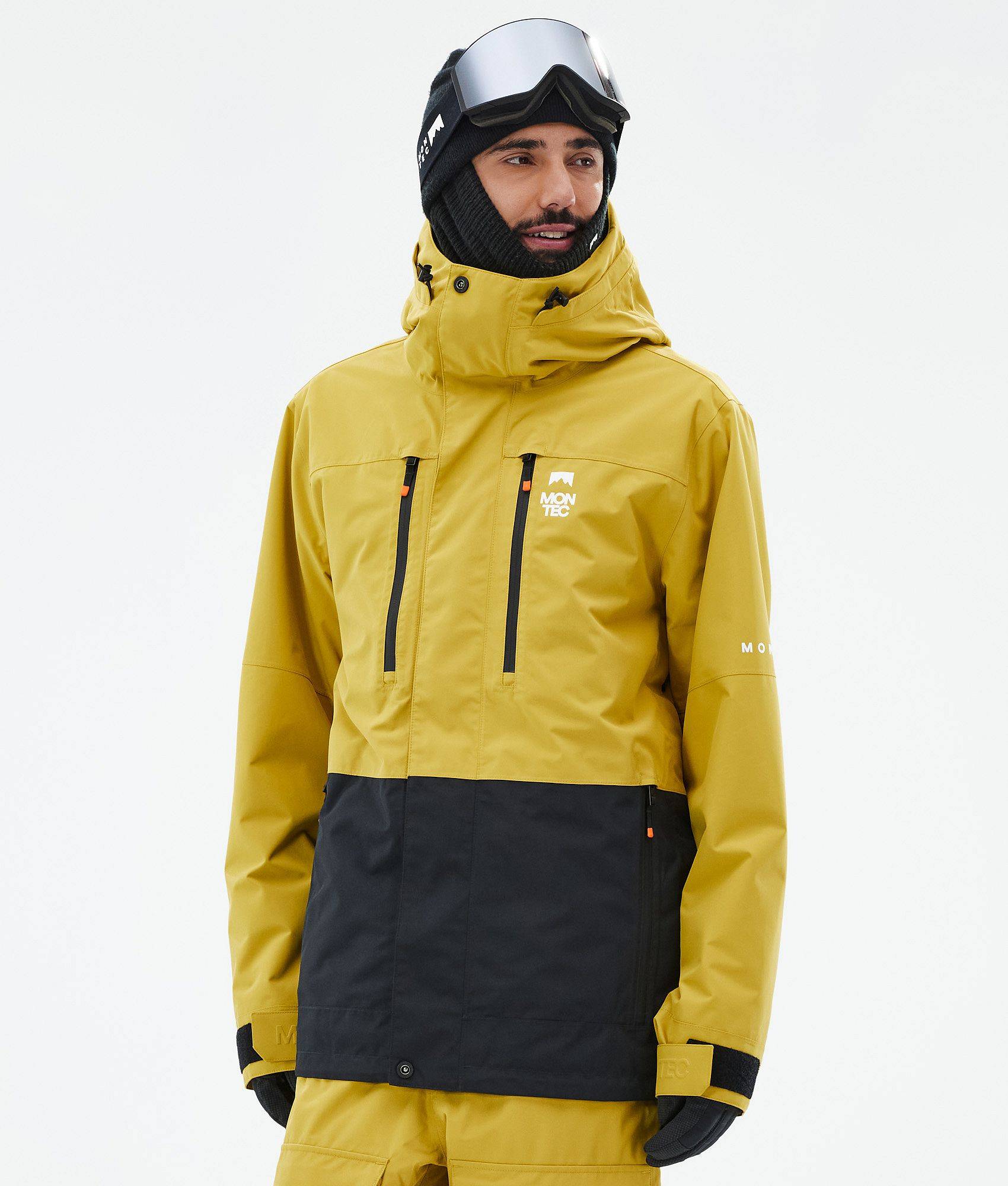 Montec Fawk Skidjacka Man - Yellow/Black - Gul