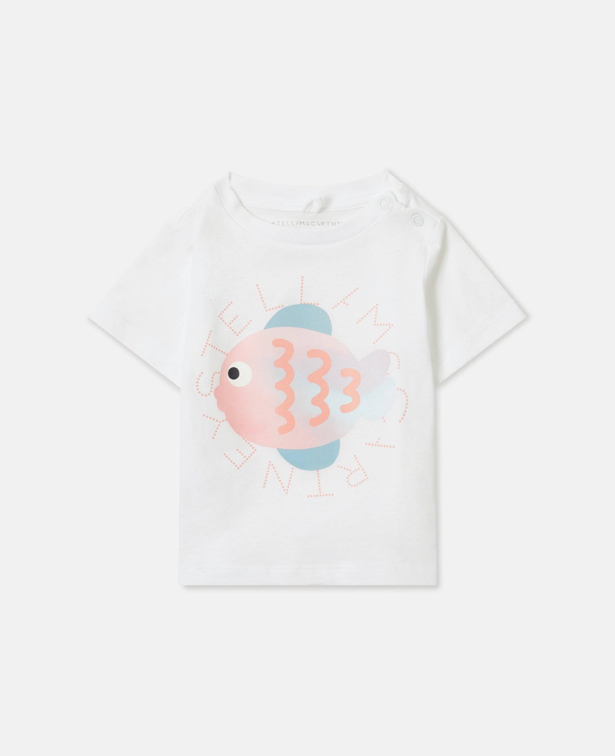 Stella McCartney - Fish Graphic T-Shirt, , Size: 12m