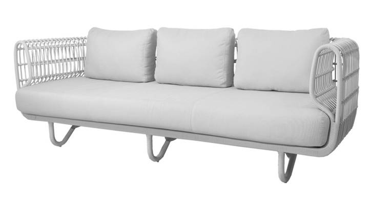Nest Vit Soffa 3-sits