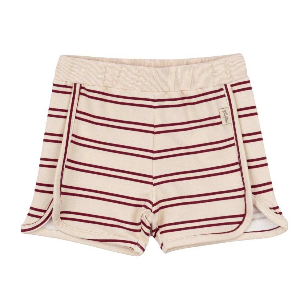 Petit Piao Sweat Shorts med buet kant - Kids - Dame - Flerfarvet - 86 CM - Bomuld
