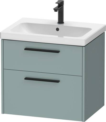 Duravit D-Code möbelpaket, 65x48 cm, matt grön