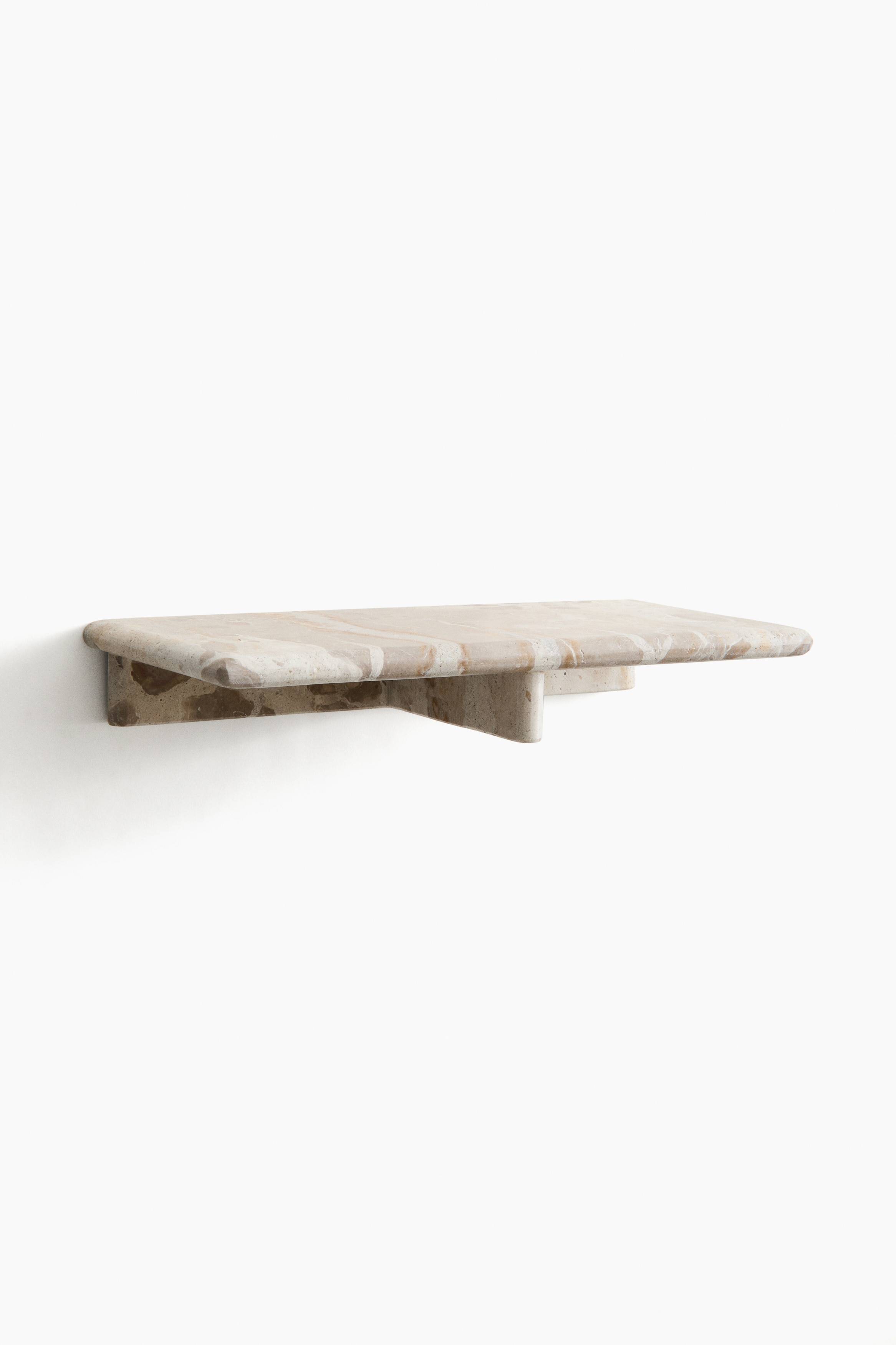 H&M Home - Vägghylla i marmor - Beige (one size)
