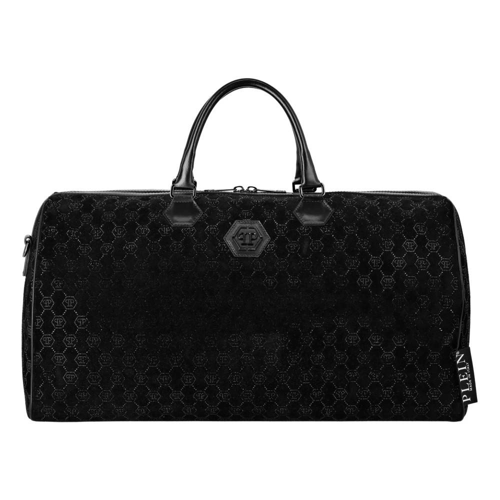 Philipp Plein Handle Bag Monogram - Tasker - Herre - Sort - ONE SIZE - Uld