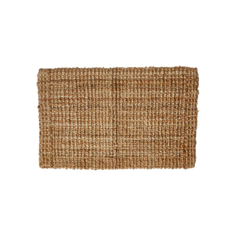 Tyk og robust måtte af flettet Jute. Jute måtterne fås i forskellige størrelser og farver. Måtte 50 x 80 cm Flet Tyk Jute - Natur.