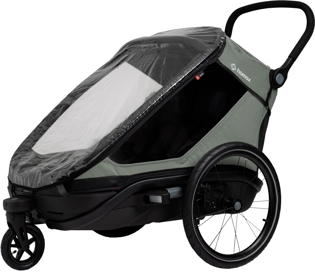 Hamax Rain Cover Outback Next Single Transparent, OneSize