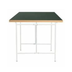 PLEASE WAIT to be SEATED EIERMANN2 Dining Table (200x90 cm) Spisebord Cedar Green Linoleum & White