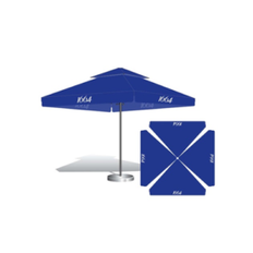 1664 Blanc parasol 3x3m