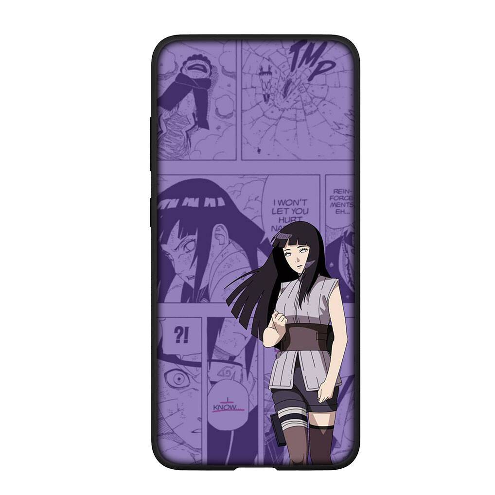 for Motorola Moto Edge 70 60 50 G54 G86 G24 Samsung Galaxy S25 iPhone 17 16 15 Xiaomi Redmi Note 14 13 Pro Max Phone Case Naruto Hinata Hyuga Cover for Moto Edge 30 neo ecru