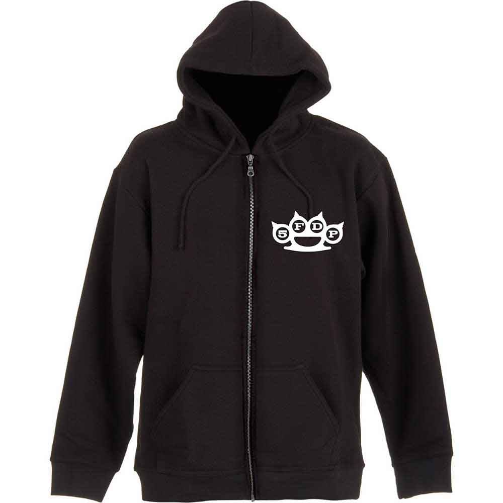 Five Finger Death Punch Unisex Adult Knuckle Duster Back Print Full Zip Hoodie XL