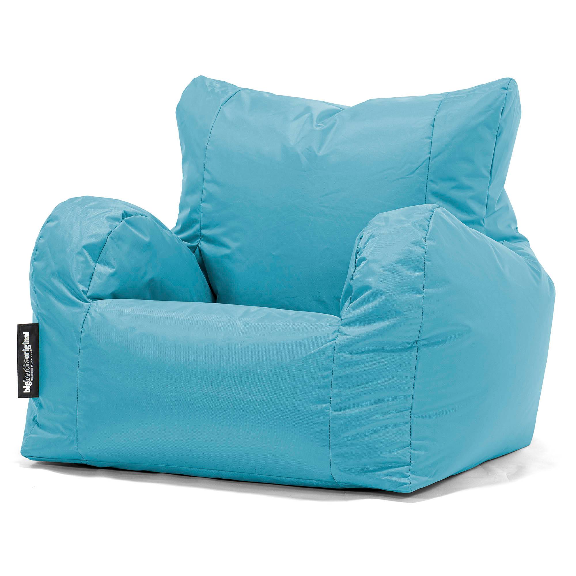 Sittsäck Fåtölj - SmartCanvas™ Cyan - Cyan / Utan fotpall