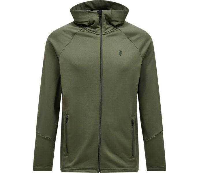 Rider Essentials Zip M huvtröja, PINE NEEDLE, Herr, XL