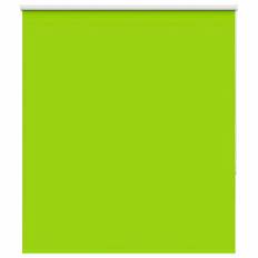 vidaXL Rullgardin mörkläggning blad grön 130x130 cm tyg bredd 126,6 cm