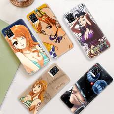 JW77 One Piece Nami Robin Transparent Case for Samsung A04 A14 A23 M33 M53 Realme 10 9 C35 C55 VIVO Y02 X80 Infinix Hot 30 Note 11 Tecno Spark 8P Pro Realme 9 Pro aero