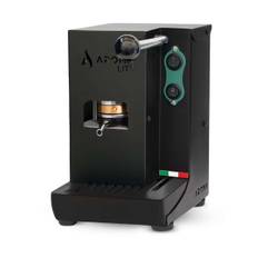 Aroma Lite ESE pod 44mm kaffemaskine håndlavet i Italien – Sort/Blå