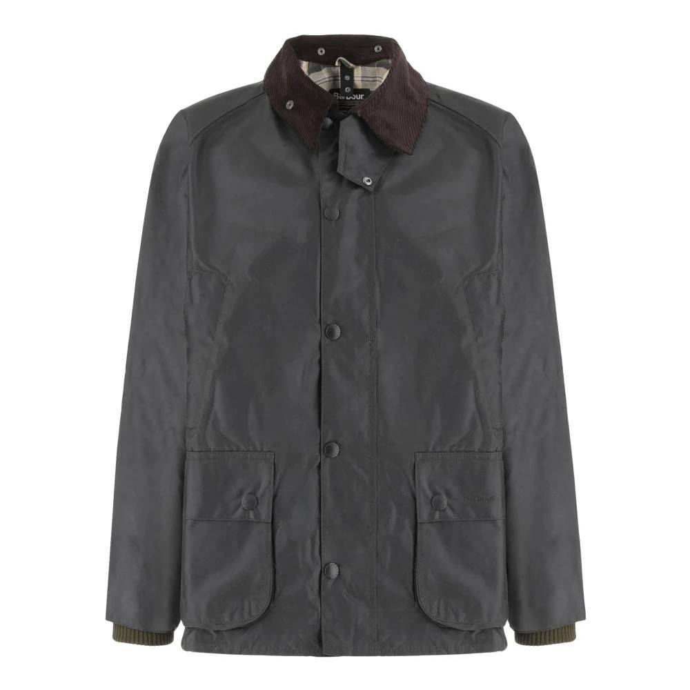 Barbour Bedale Wax Jacket - Jakker - Herre - Grå - L - Bomuld