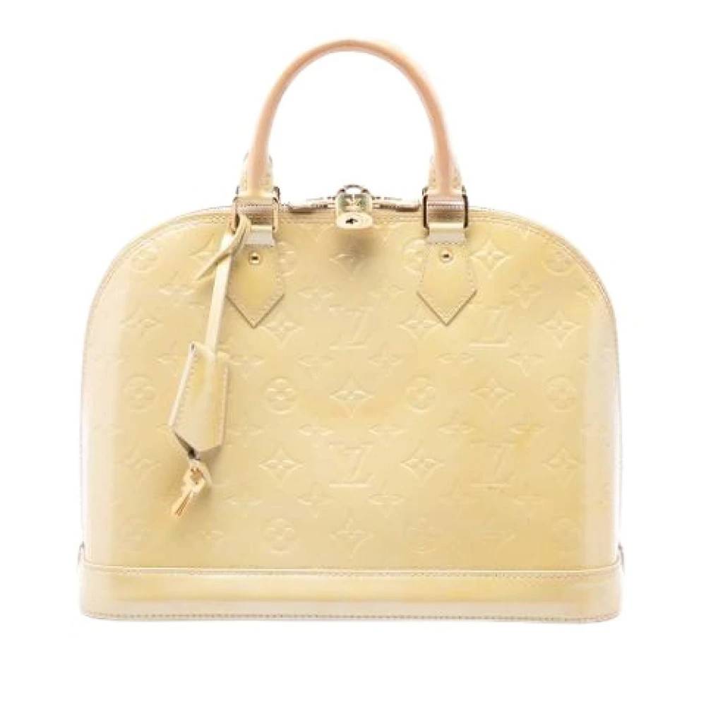 Louis Vuitton Vintage Pre-owned Alma PM - Vintage - Dame - Beige - ONE SIZE - Læder