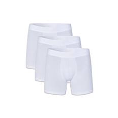 Bareen Cotton Boxers 3-pack - White Underwear L Herre - Butler Loftet