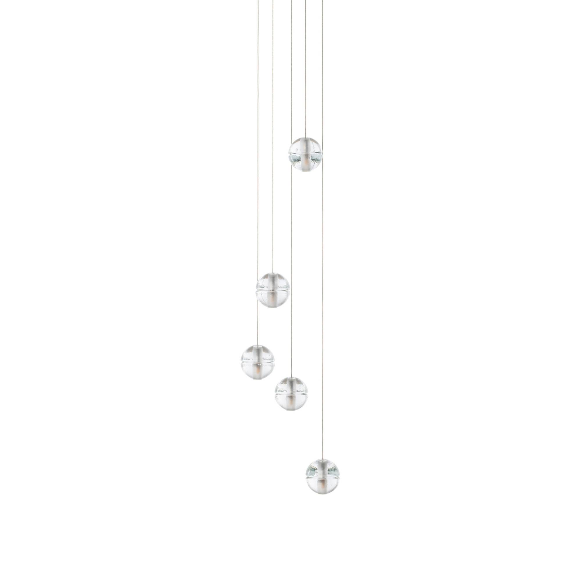 Bocci - 14.5 pendant lamp round canopy - Pendellamper - Omer Arbel - Gennemsigtig