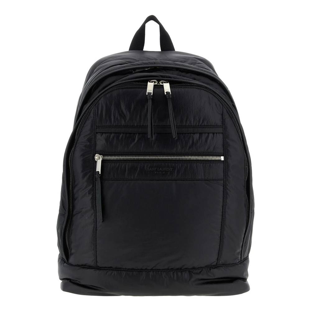 Saint Laurent City Rygsæk i Nylon - Tasker - Herre - Sort - ONE SIZE - Nylon