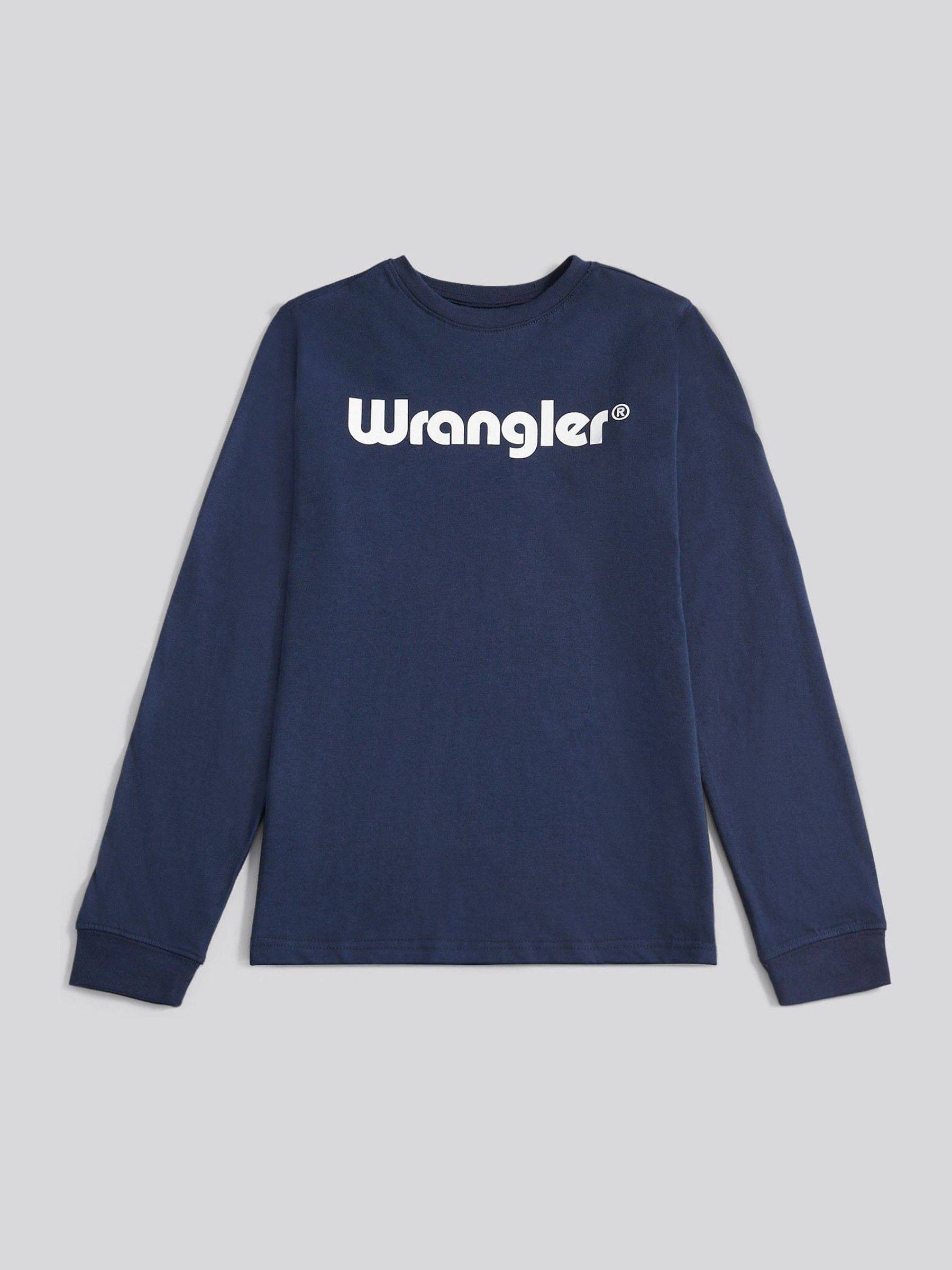 Wrangler Wrangler långärmad tubulär bomullst-t-shirt