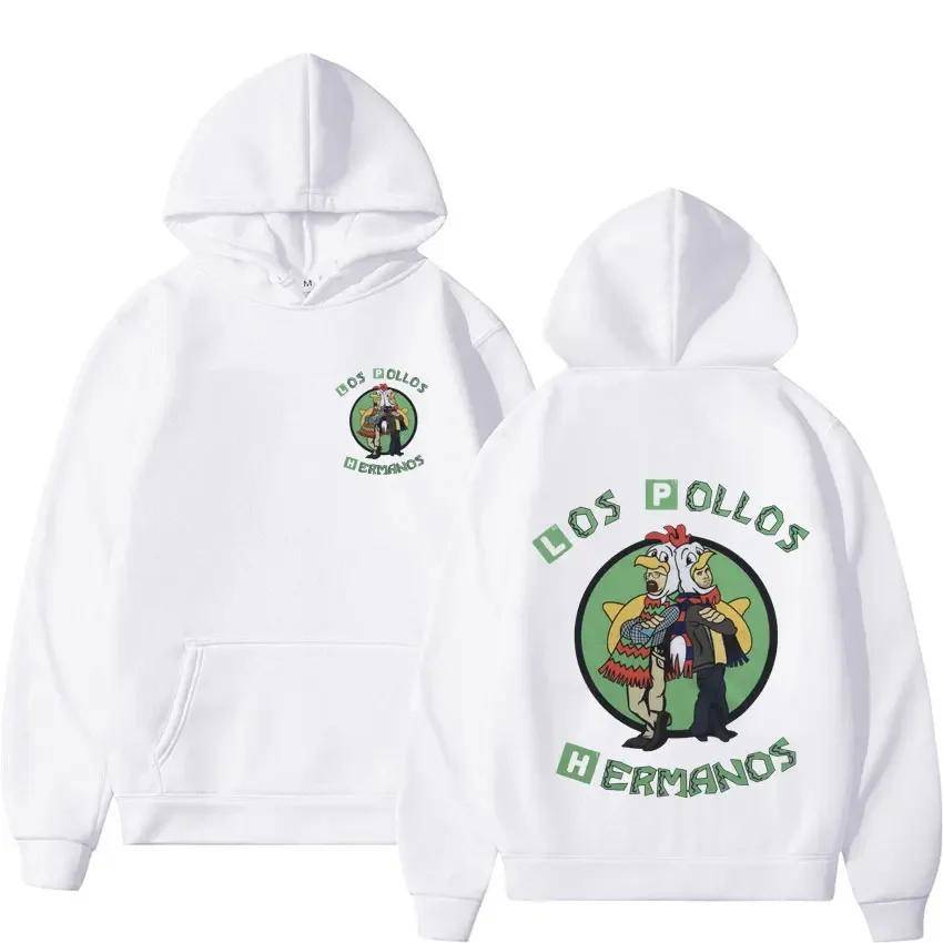 LOS POLLOS Hermanos Breaking Bad Höst vinter Tryck Huvtröjor Roliga Kycklingbröderna Herr Hip Hop cm