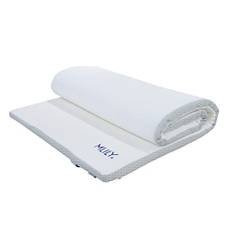 Ebitop Matratzenauflage, Visko-Matratzenauflage, EBI - A 90.4 Mlily Traum-Schlaf Visko-Matratzenauflage, Matratzenauflagen, Auflage, viscoelastische Topper 90x200x4 cm, weiß