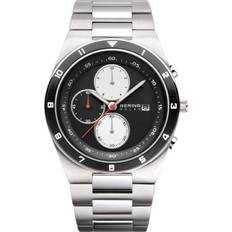 Bering Solar Black Dial Men&apos;s Chronograph 34440-702