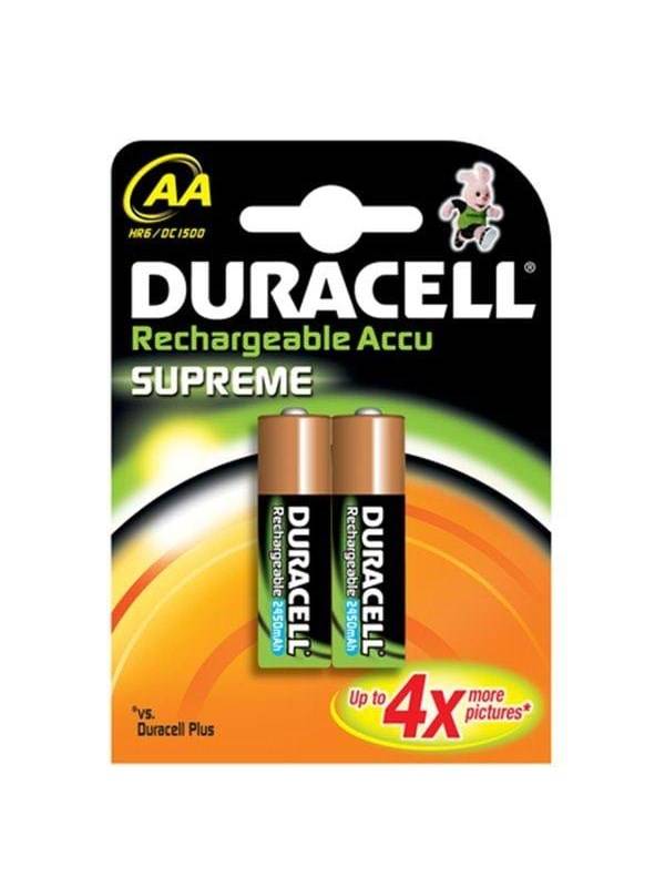 DURACELL Battery Supreme Akku AA 2er 2400mAh Duracell