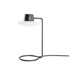 AJ Oxford Bordlampe | 410mm - Metal sort/Opal glas