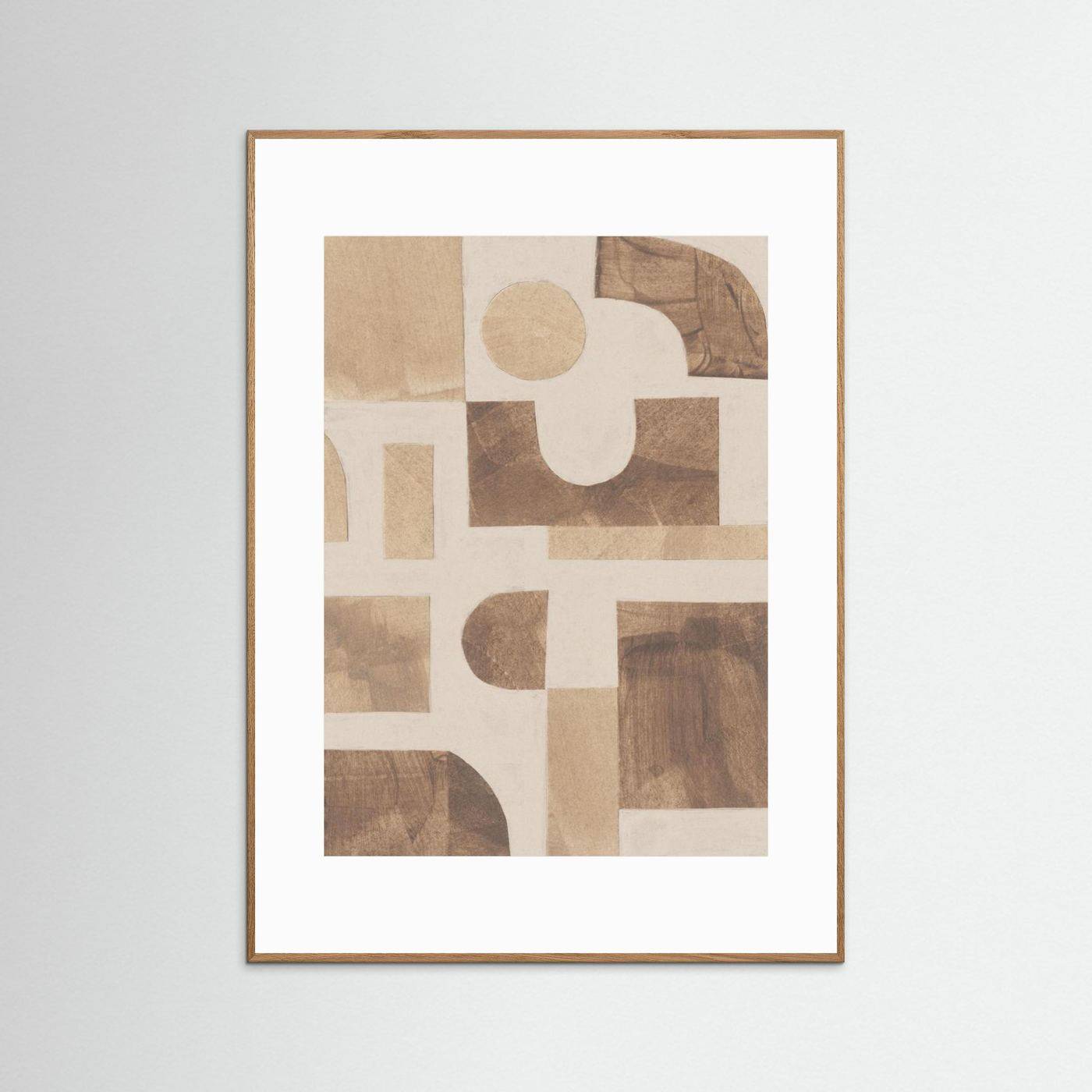 Puzzle #2 by Alisa Galitsyna - 70 x 100 cm / Eg Natur / Hvid
