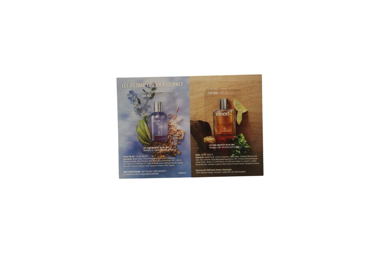 Victorinox Swiss Army Wood & Forget Me Not Eau De Toilette prøve