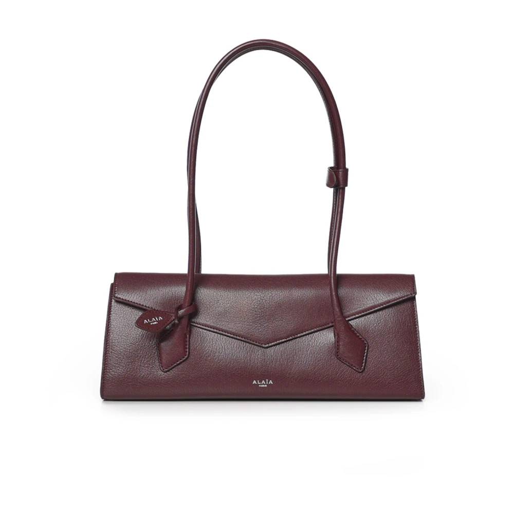 Alaïa Le Teckel Flap skuldertaske - Tasker - Dame - Brun - ONE SIZE - Uld