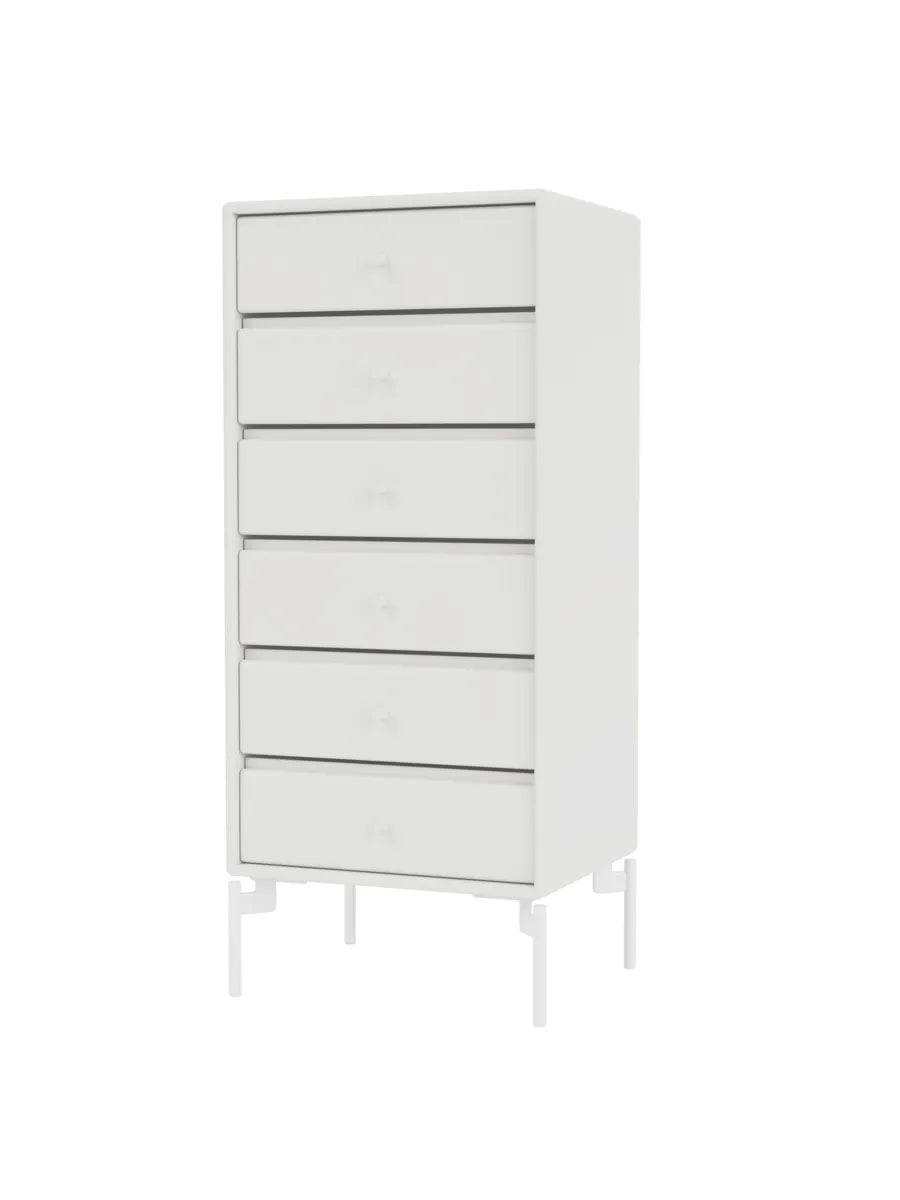 1362 Skuffemodul inkl. ben fra Montana White / Snow - Jacobsen Plus