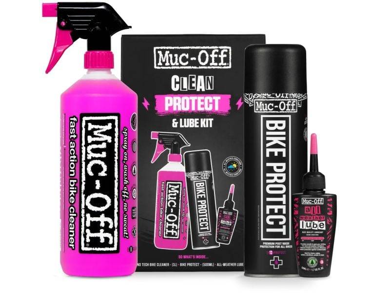 Muc-Off Wash, Protect, All-Weather Lube Kit