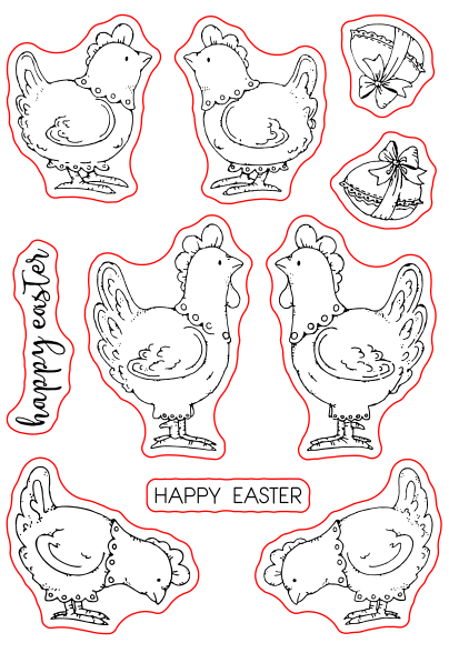 2024 New happy Easter stamp Clear Stamp for Scrapbooking Transparent Silicone Rubber DIY Photo Album Decor
