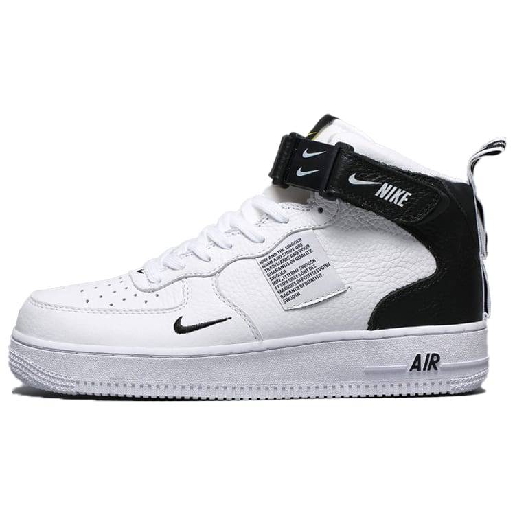 Nike Air Force 1 Mid '07 LV8 'Vit Svart' 804609-103 cm white