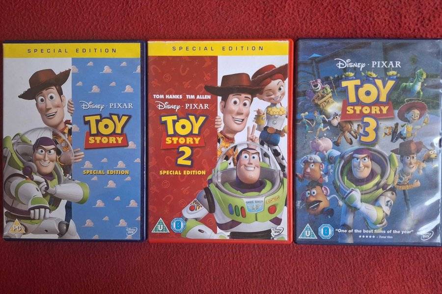 DISNEY TOY STORY 1 - 3 DVD