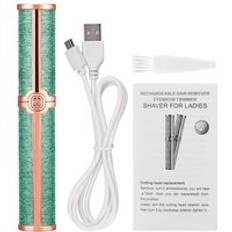 Mini elektrisk ögonbryn trimmer usb smärtfri ögonbryn epilatorshaper rakhyvel bärbar ansiktshårborttagare kvinnor uppladdningsbar - Mt110l