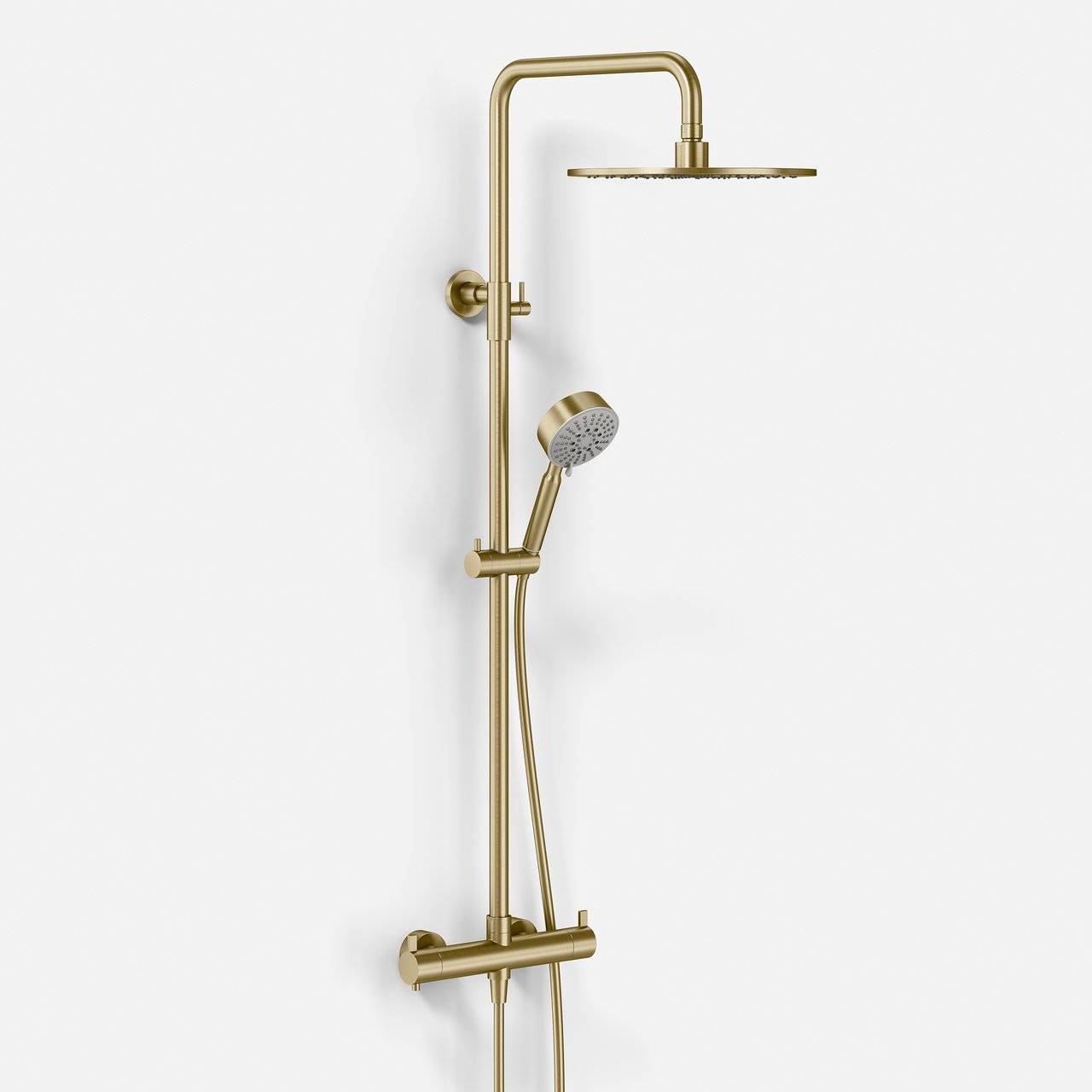 ArkiLife AVAO AABT900 - Termostatsats Ø30 Wellness Rain, PVD Borstad Mässing