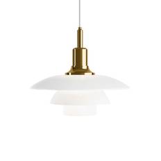 Louis Poulsen PH 3½-3 Glas Pendel - Messing Metalliseret