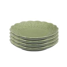 Servis set Assiett Cult Design Orient Cranberry Pesto 19cm 4 delar