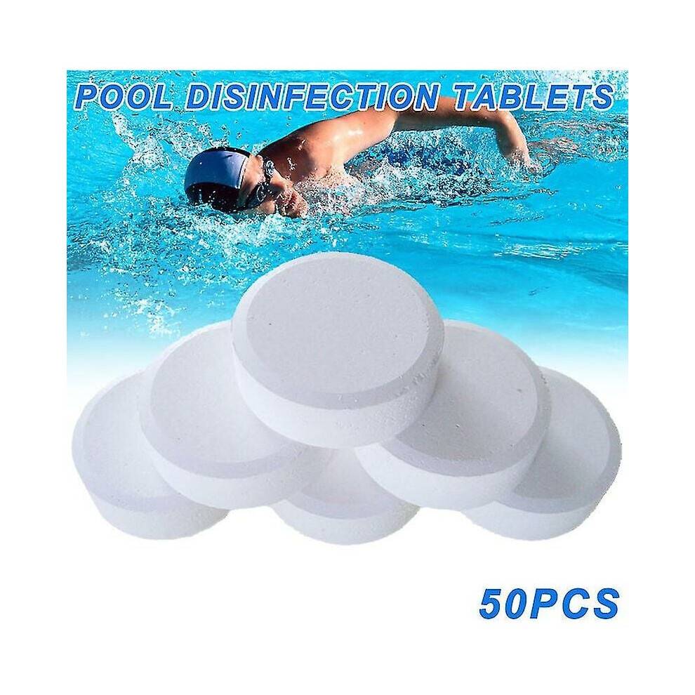 Opretholder konstant klordosis. Vandrensningstabletter, polystyrenmateriale sikrer holdbarhed, effektiv poolrengøring for krystalklar pool.