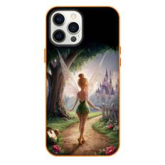 Tinker Bell Phone Case For iPhone Samsung Galaxy Pixel OnePlus Vivo Xiaomi Asus Sony Motorola Nokia - Tinker Bell Fairy Is Walking Through The Castle Poster
